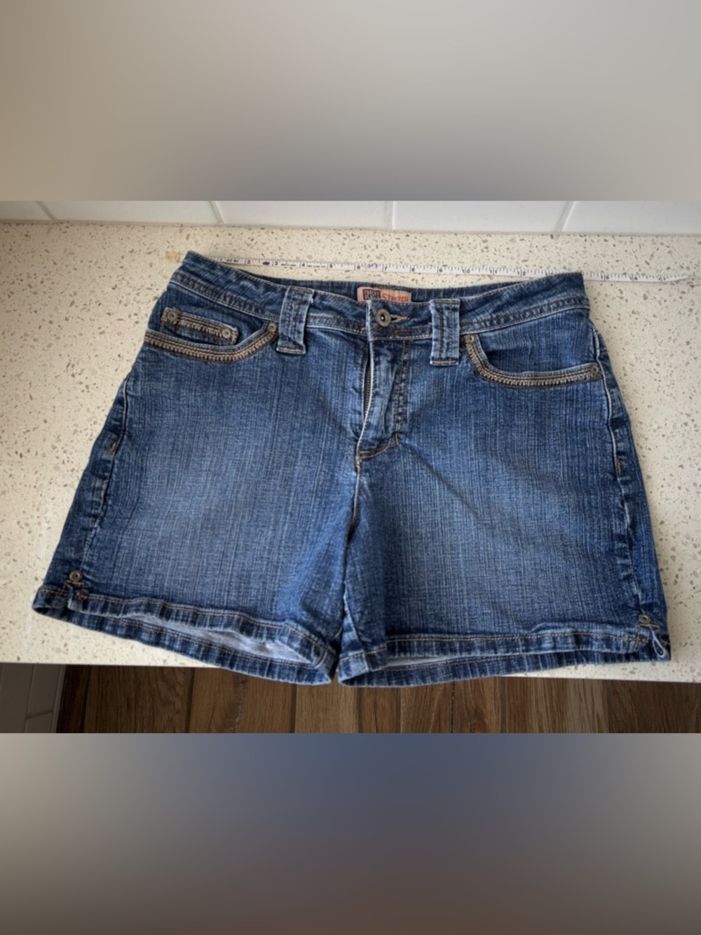 Blue Denim Women’s Shorts - Classic Casual Style